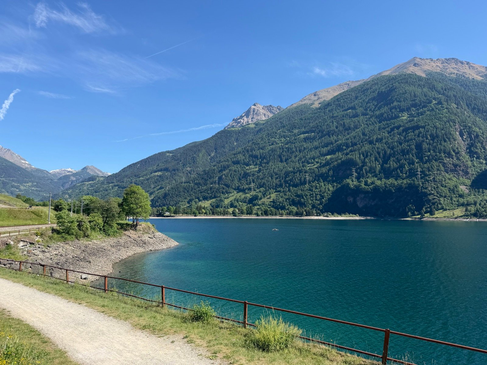 European mountain and lake destination